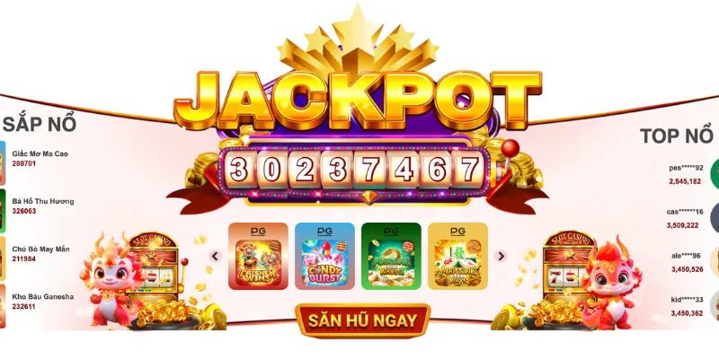 Nổ hũ hấp dẫn với giải Jackpot cực khủng