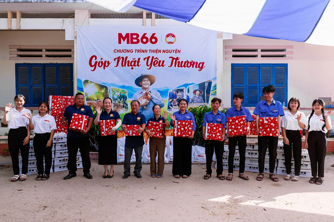 Các phần quà thiết thực MB66 đã chuẩn bị chu đáo