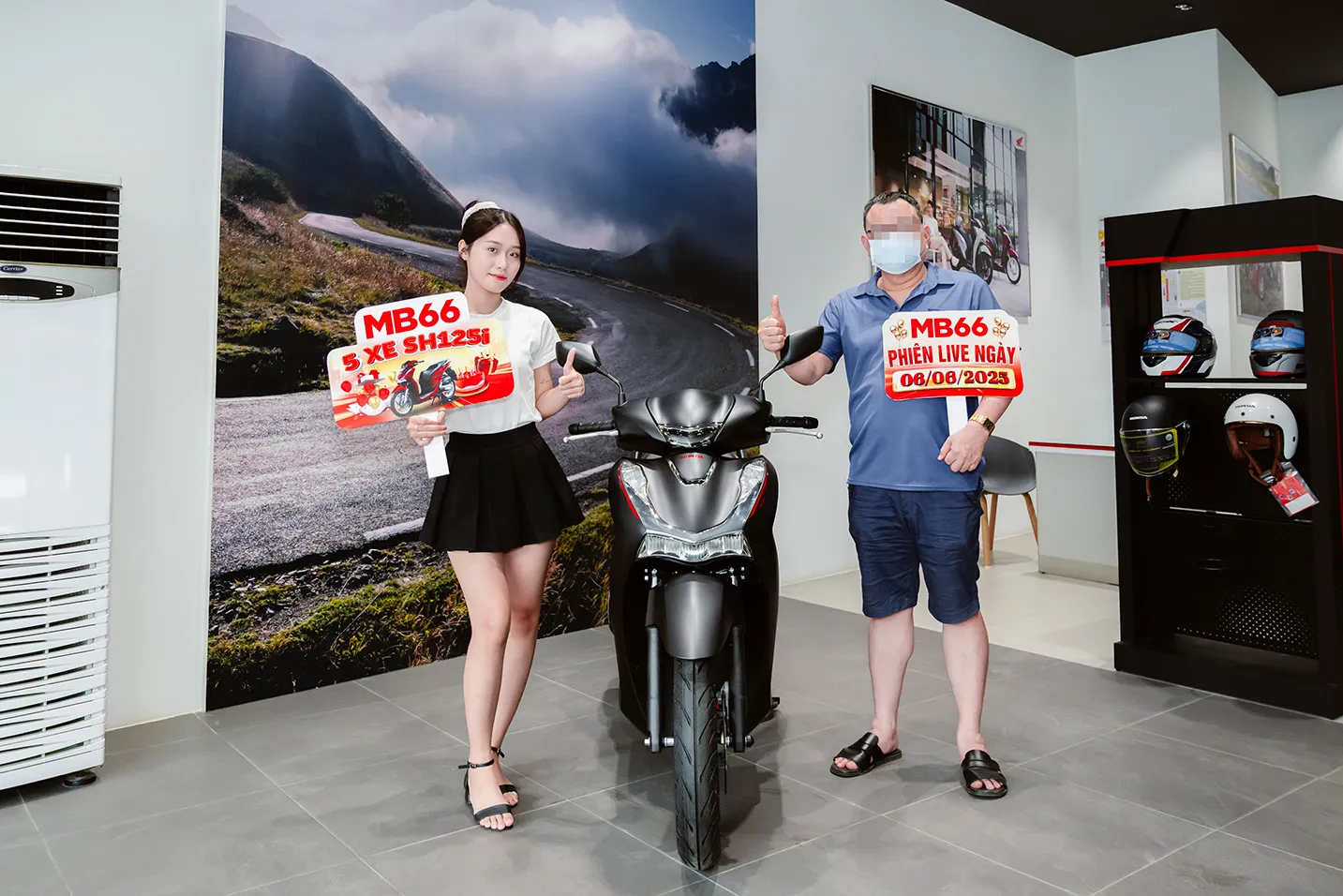 Lễ trao xe máy Honda SH 125i tại Biên Hoà